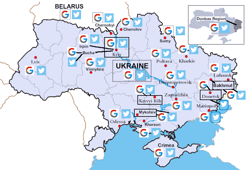 ukrain conflict map